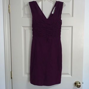 Maroon Form-Fitting Evening Dress S.